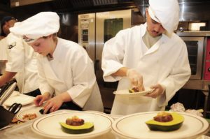 lavorare con il cibo chef